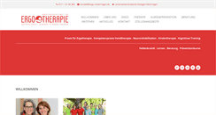 Desktop Screenshot of ergo-moehringen.de